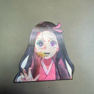 Demon Slayer Nezuko Kamado 3D Lenticular Motion Car Sticker Decal Peeker